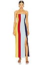 view 1 of 3 VESTIDO BANDEAU CON PANELES in Mixed
