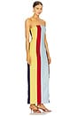 view 2 of 3 VESTIDO BANDEAU CON PANELES in Mixed