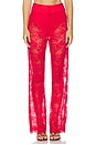 view 1 of 6 Aka Sukara Laced Tailored Pant in Red