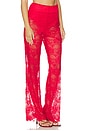 view 2 of 6 Aka Sukara Laced Tailored Pant in Red