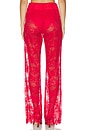 view 4 of 6 Aka Sukara Laced Tailored Pant in Red