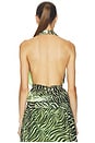 view 3 of 4 Midori Pleated Estelle Top in Green