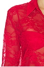 view 5 of 5 CAMISA CLÁSICA AKA SUKARA in Red