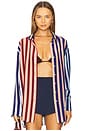 view 1 of 6 Oversized Shirt in Stripe