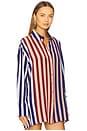 view 3 of 6 Oversized Shirt in Stripe