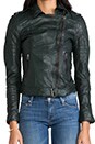 view 5 of 7 Nido Quilted Moto in Bottle Green