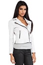view 3 of 6 CHAQUETA MOTORISTA INDUS in White