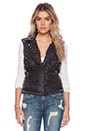 view 2 of 4 Kate Moss Leather Studded Vest in Black