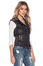 view 3 of 4 Kate Moss Leather Studded Vest in Black