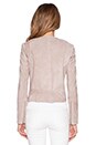 view 4 of 5 Ronq Collar Biker Jacket in Rose Powder