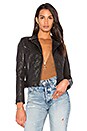 view 1 of 4 Crinkle Moto Jacket in Black