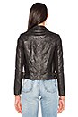 view 3 of 4 Crinkle Moto Jacket in Black