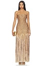 view 2 of 5 El Dorado Dress in Gold Shimmer Ombre