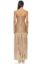 view 4 of 5 El Dorado Dress in Gold Shimmer Ombre