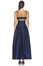 view 4 of 4 Arena Dress in Brown & Navy