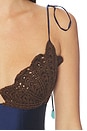 view 5 of 4 Arena Dress in Brown & Navy