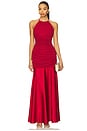 view 1 of 3 Fluvial Long Dress in Red