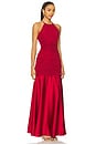 view 2 of 3 Fluvial Long Dress in Red