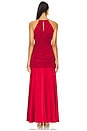 view 3 of 3 Fluvial Long Dress in Red