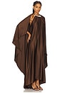 view 2 of 3 VESTIDO LONGO EL LIMON in Brown