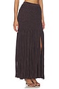 view 3 of 7 Canoa Skirt in Brown