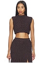view 1 of 5 Taino Top in Brown