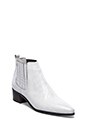 view 2 of 5 BOTTINES À TALON HANDLER in White Croc