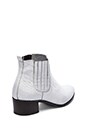view 4 of 5 BOTTINES À TALON HANDLER in White Croc