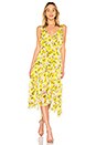 view 1 of 3 Kaya Dress in Hydrangea Neon Citron