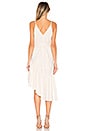 view 3 of 3 Kierra Dress in Linen White Pinstripe