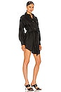 view 2 of 3 VESTIDO EMMERSON in Linen Black