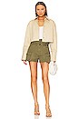 view 4 of 4 Easton Canvas Corset Cargo Short in Military Green