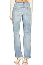 view 3 of 4 Rue Loe Rider Vitnage Straight in Distressed Light Blue Vintage Wash