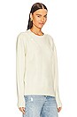 view 2 of 4 Braxton Double Button Crewneck Sweater in Snow