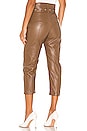 view 3 of 4 Anniston Leather Pant in Cognac