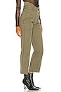view 2 of 4 Thomas Heavy Canvas Pant in Military Green