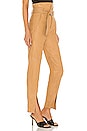 view 2 of 4 Anniston Split Hem Leather Pant in Fawn