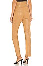view 3 of 4 Anniston Split Hem Leather Pant in Fawn