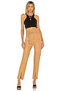 view 4 of 4 Anniston Split Hem Leather Pant in Fawn