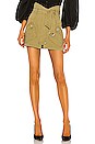 view 1 of 4 Brooke Heavy Canvas Mini Skirt in Khaki Green