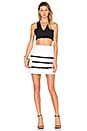 view 4 of 5 Constance Mini Skirt in Lace White Combo