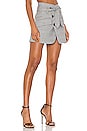 view 2 of 4 Katrina Plaid Skirt in Light Grey Combo