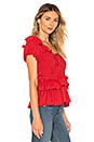 view 2 of 4 Amaya Top in Cardinal Red