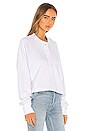 view 2 of 4 So Uptight Plunge Henley in White