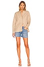 view 5 of 5 Lennox Canvas Tie-Back Button Down in Sandshell