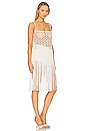 view 2 of 3 Crochet Fringed Midi Dress in Ivory