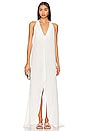 view 2 of 4 Halter Neck Maxi Dress in Ivory