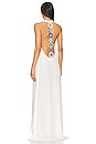 view 4 of 4 Halter Neck Maxi Dress in Ivory