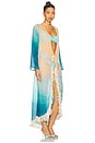 view 3 of 4 Uma Long Sleeve Caftan in Multi