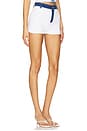 view 2 of 6 x REVOLVE Muse Mini Short in White & Denim